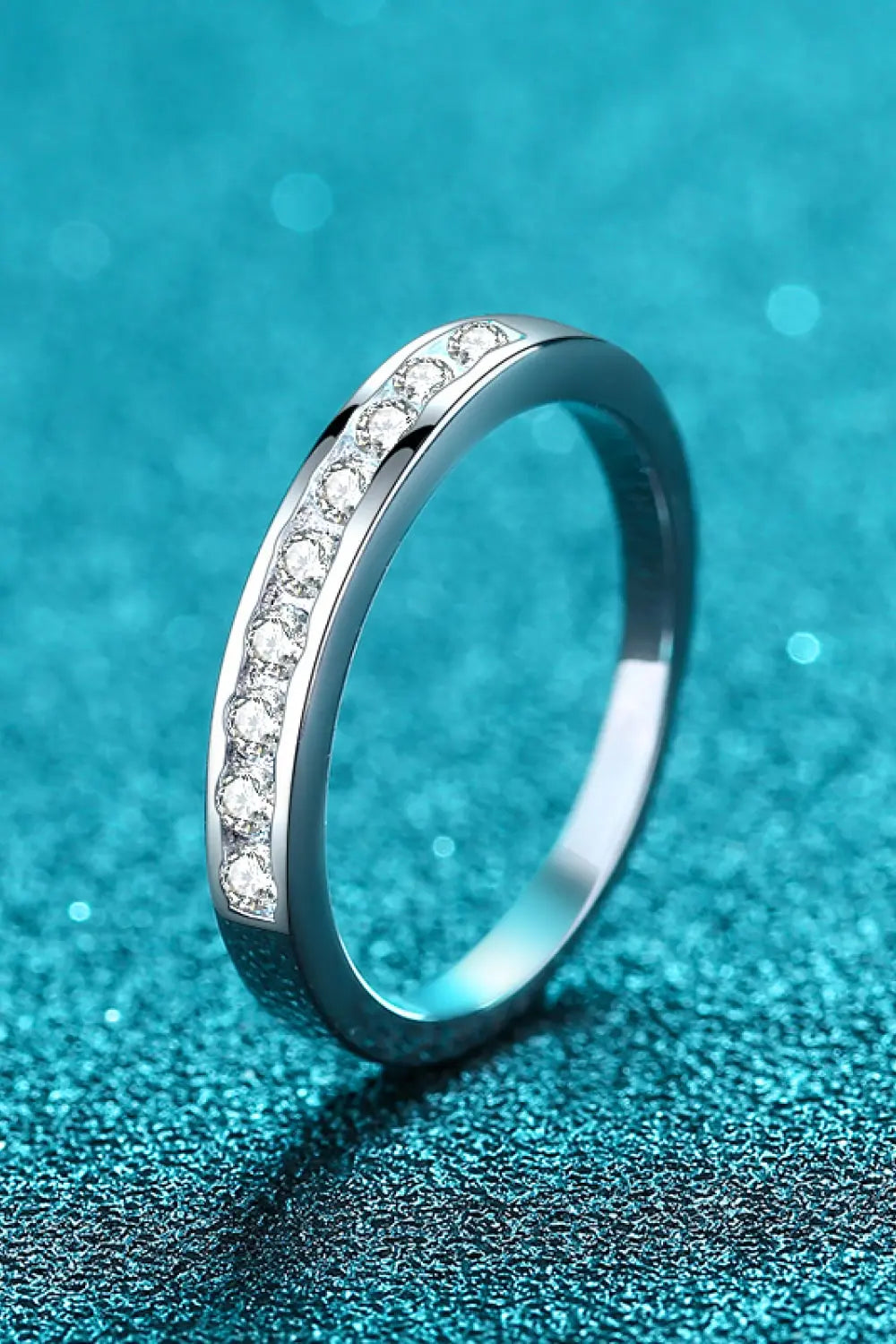 Lovcia Have A Little Fun Moissanite Ring-Rings-Silver-5-Silver