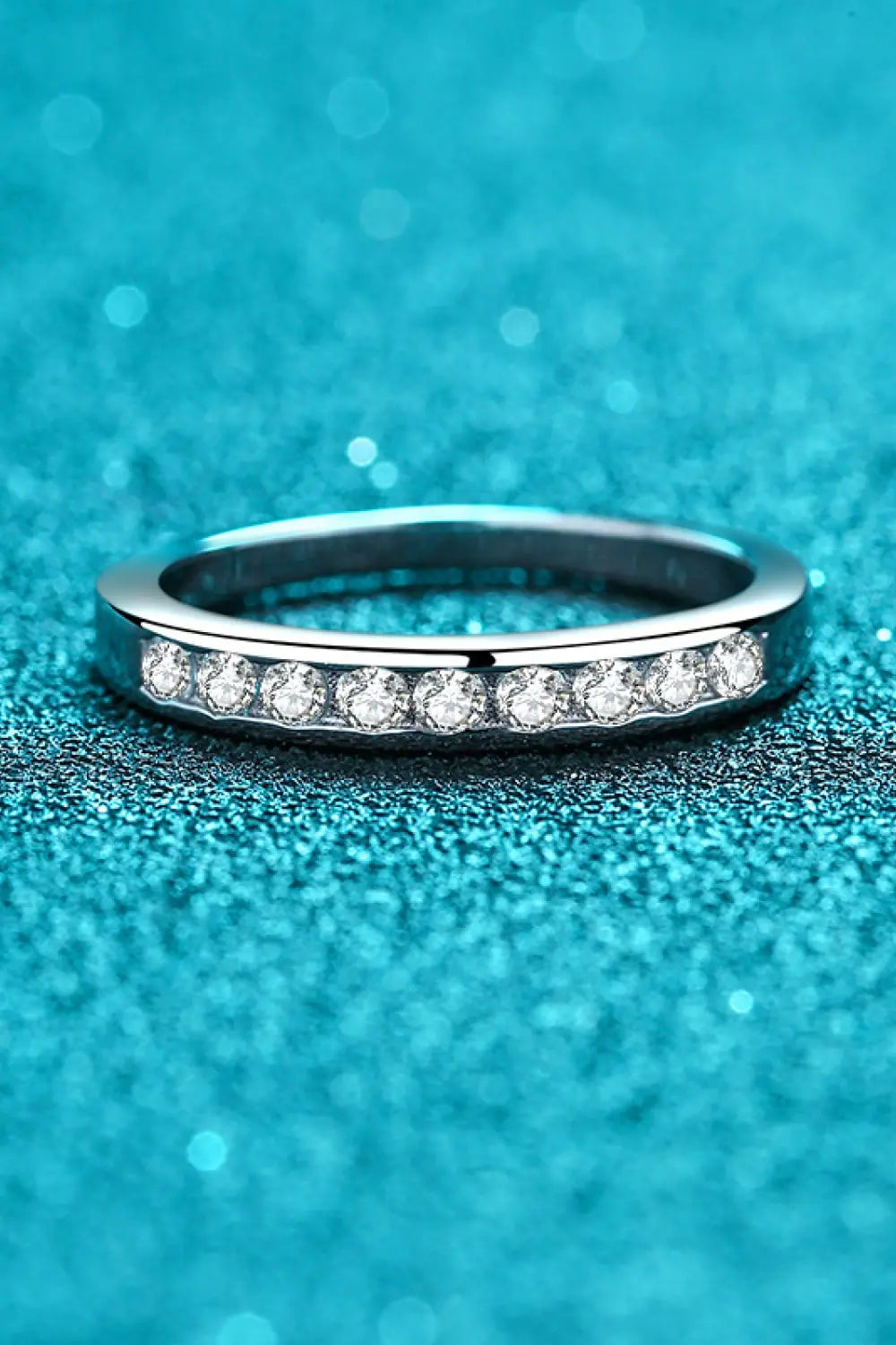 Lovcia Have A Little Fun Moissanite Ring-Rings-Silver-5-Silver