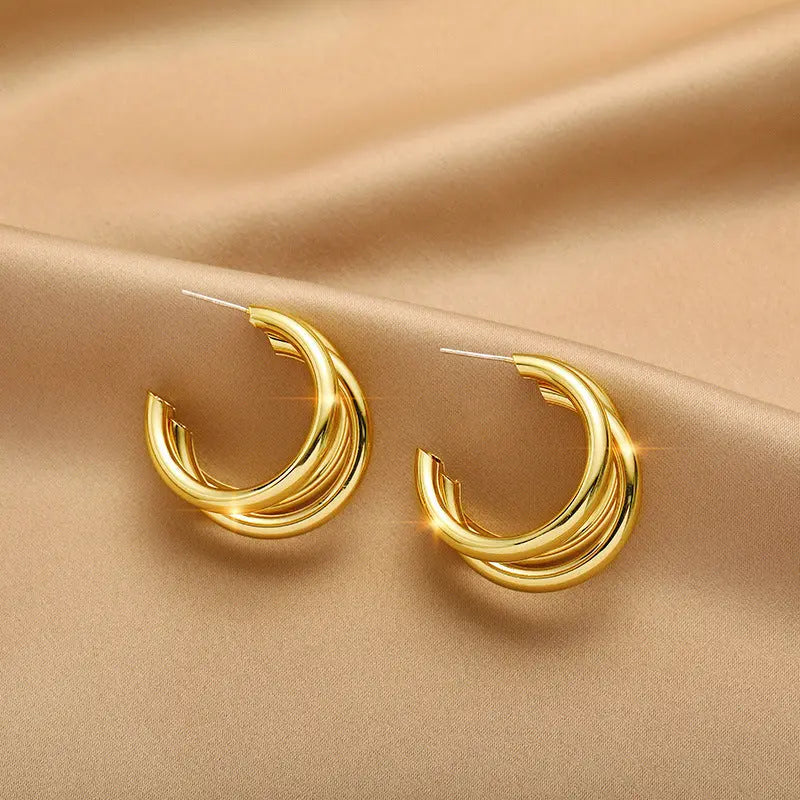 Lovcia Heart Pearl Gemstones Fashion Earrings for Women with Sterling Silver Needle-Earrings-20color-20color