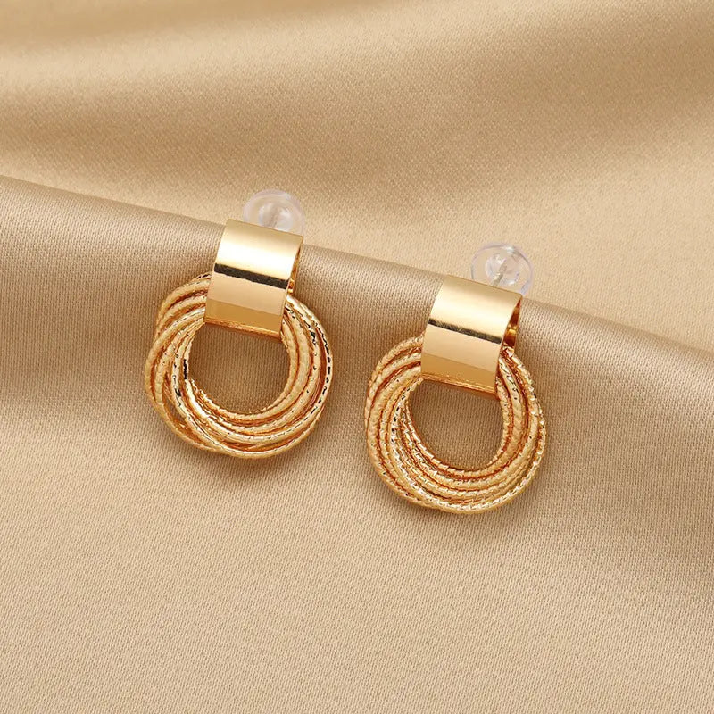Lovcia Heart Pearl Gemstones Fashion Earrings for Women with Sterling Silver Needle-Earrings-5color-5color