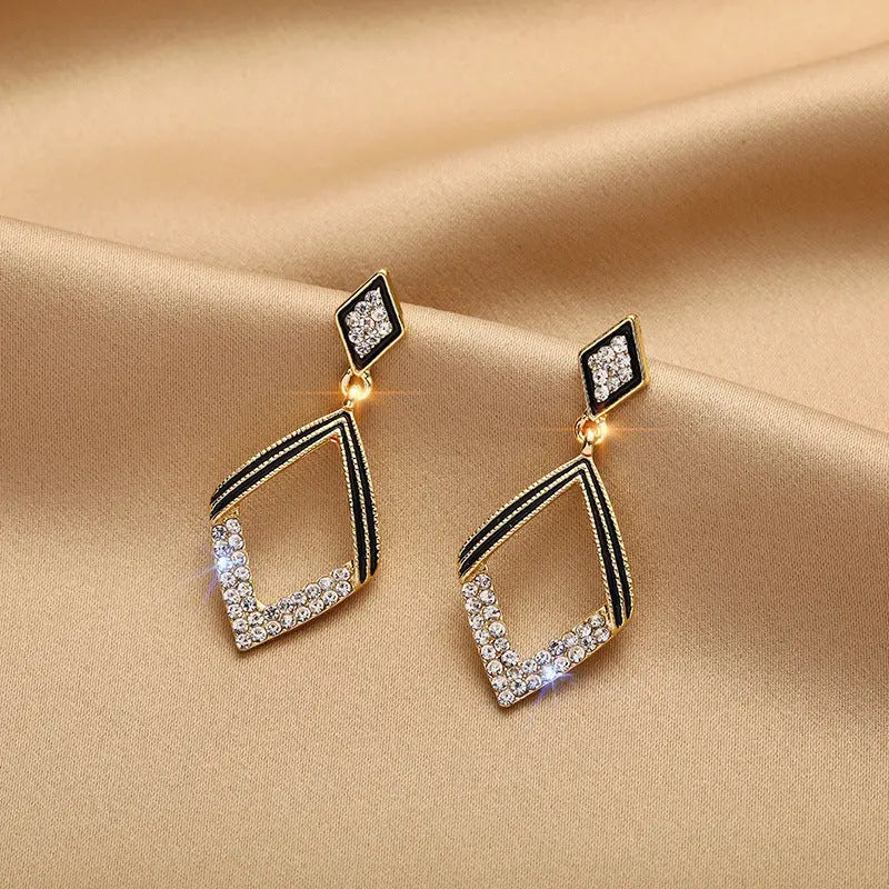 Lovcia Heart Pearl Gemstones Fashion Earrings for Women with Sterling Silver Needle-Earrings-6color-6color