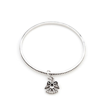 Lovcia Heavenly Angel Charm Bracelet with Rhodium Shine-Bracelets-