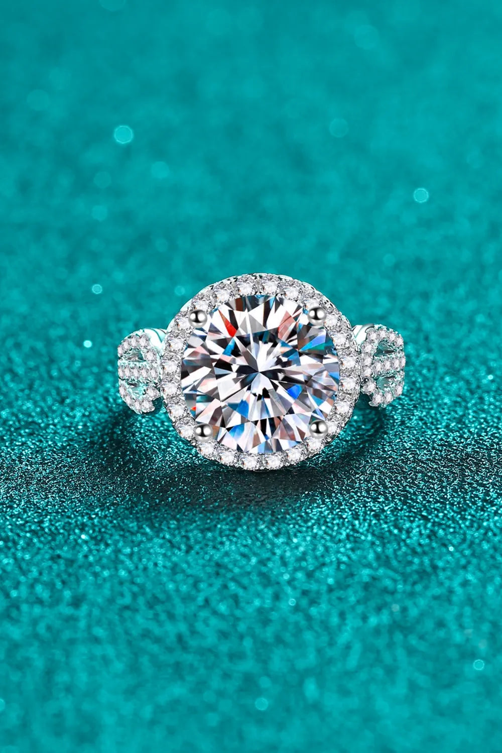 Lovcia Heavenly Grace 5 Carat Moissanite 925 Sterling Silver Ring for Women - Silver-4- - Buy latest trendy Rings for Women and Girls