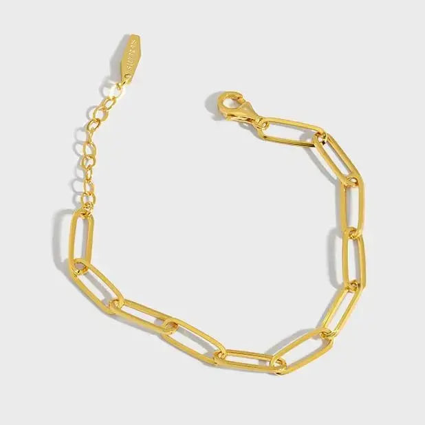 Lovcia Holiday Hollow Chain 925 Sterling Silver Bracelet-Bracelets-Silver-Silver