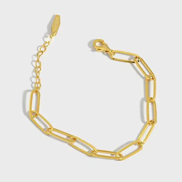 Lovcia Holiday Hollow Chain 925 Sterling Silver Bracelet-Bracelets-Silver-Silver