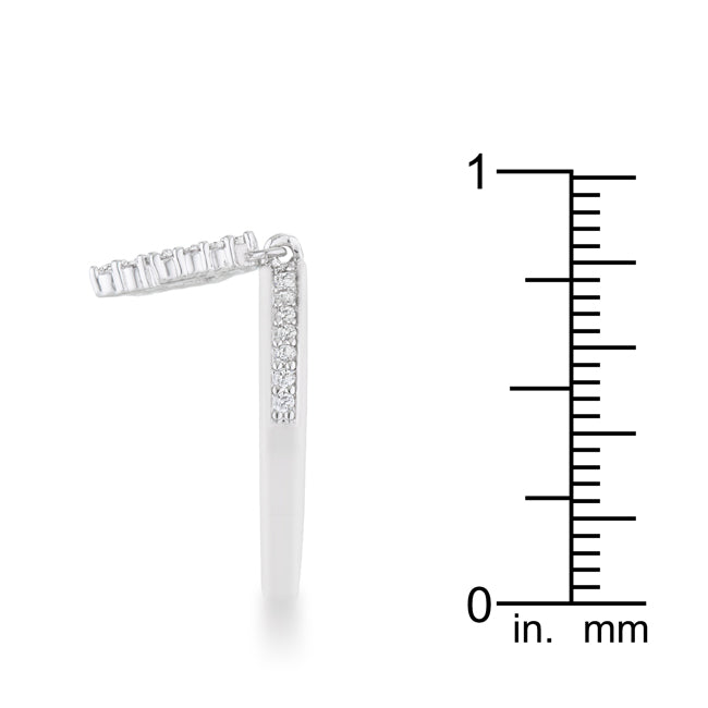 Lovcia Holiday Sparkle Christmas Tree Charm Ring with CZ-Rings-5-5