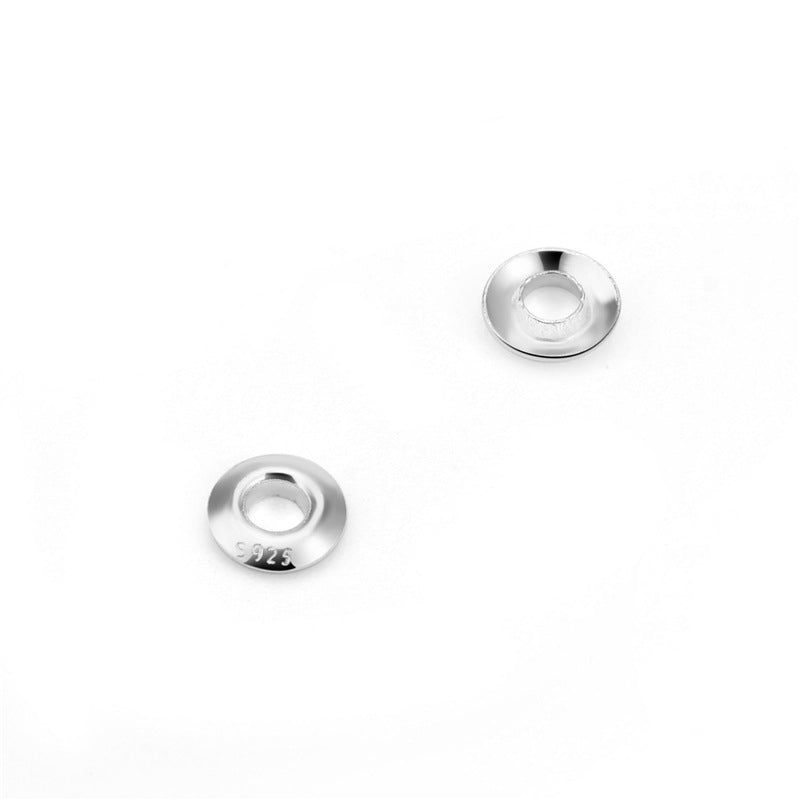 Lovcia Hollow Bead Caps 3.5mm Gold Plated 925 Silver-Yellow Gold-3.5mm-Yellow Gold