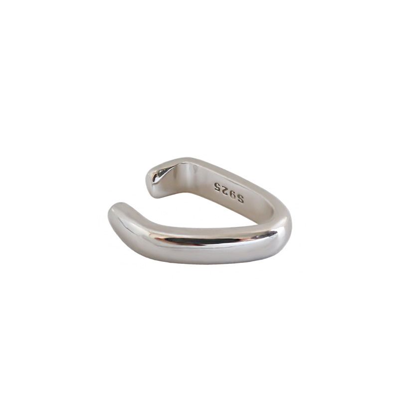 Lovcia Irregular Circle Earring 925 Sterling Silver Gold-Earrings-Yellow Gold-