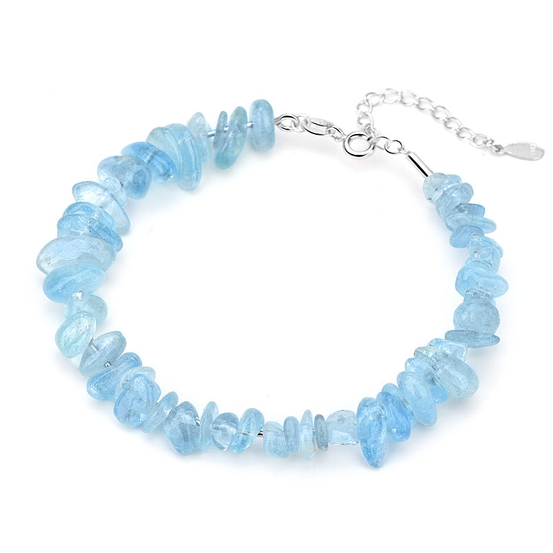 Lovcia Irregular Crystal Beads Aquamarine Strawberry Quartz-Jewelry Making Kits-Aventurine Quartz-Aventurine Quartz
