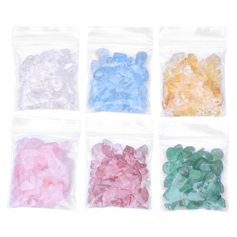 Lovcia Irregular Crystal Beads Aquamarine Strawberry Quartz-Jewelry Making Kits-Aventurine Quartz-Aventurine Quartz