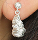 Lovcia Irregular Waterdrop 925 Silver Earrings Gold-Earrings-Silver-