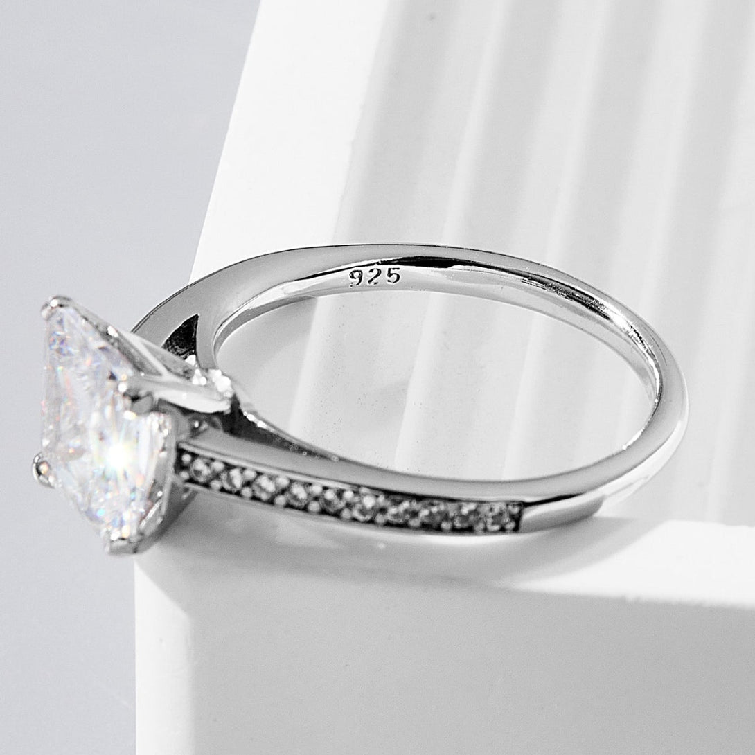 Lovcia Jewellery Elegant 925 Sterling Silver and Zircon Ring for Women-Rings-Silver-6-Silver