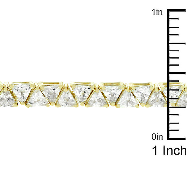 Lovcia Jewellery Eternal Elegance Trillion-Cut Bracelet-Bracelets-