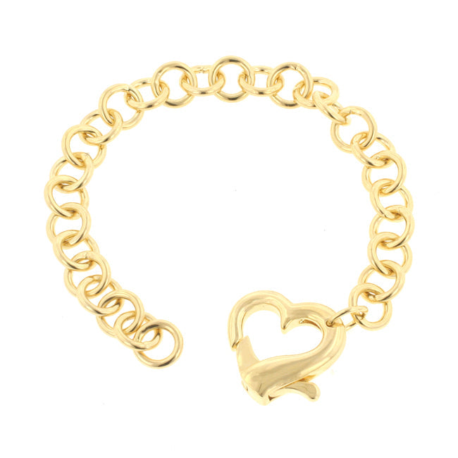 Lovcia Jewellery Heart of Gold Bracelet-Bracelets-