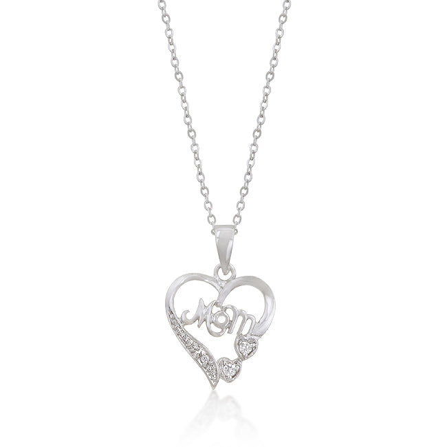 Lovcia Jewellery Heartfelt Number One Mom Pendant-Pendants-