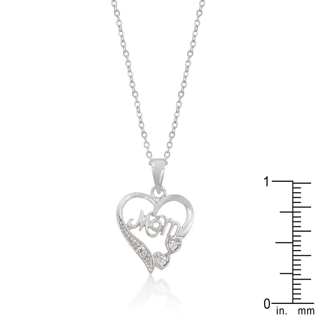 Lovcia Jewellery Heartfelt Number One Mom Pendant-Pendants-