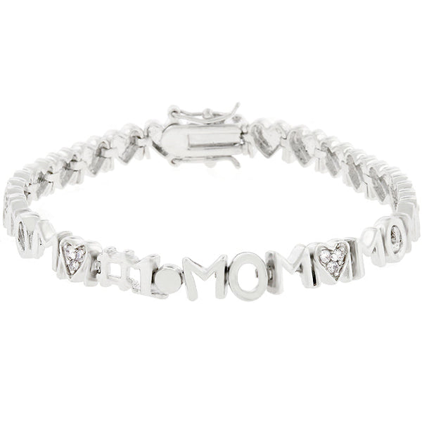 Lovcia Jewellery Mother's Day Rhodium Charm Bracelet-Bracelets-