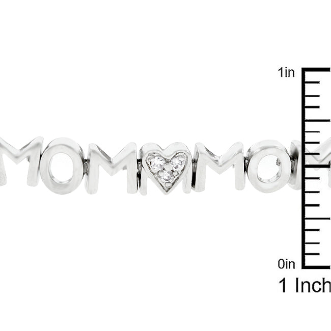 Lovcia Jewellery Mother's Day Rhodium Charm Bracelet-Bracelets-