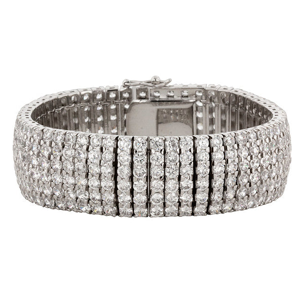 Lovcia Jewellery Radiant Cubic Zirconia Formal Bracelet-Bracelets-