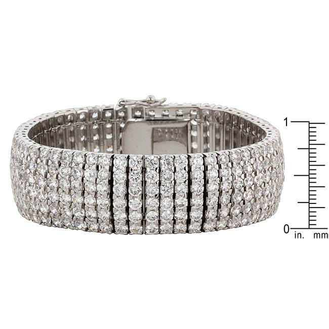 Lovcia Jewellery Radiant Cubic Zirconia Formal Bracelet-Bracelets-