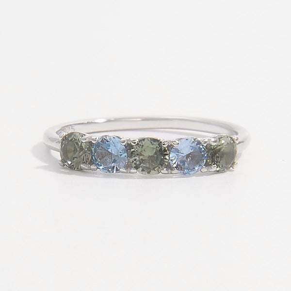 Lovcia Jewellery Rhinestone Embellished 925 Sterling Silver Ring for Women-Rings-Silver-6-Silver