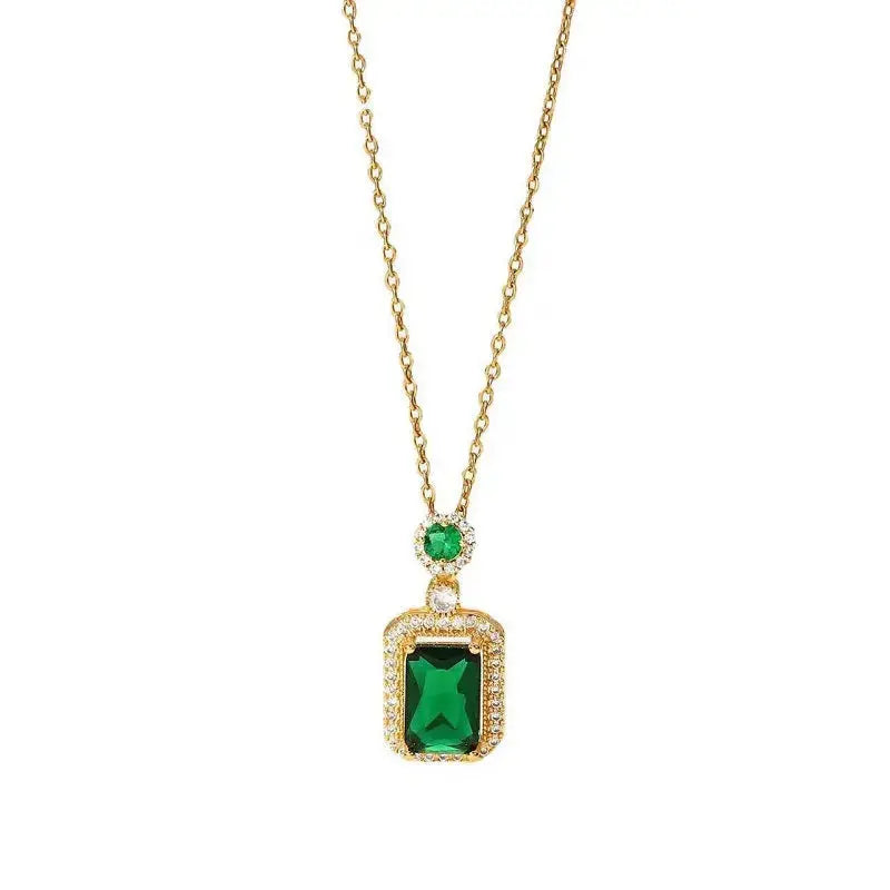 LOVCIA Radiant Emerald Deluxe Jewelry Set - Elevate Your Style with Glamour