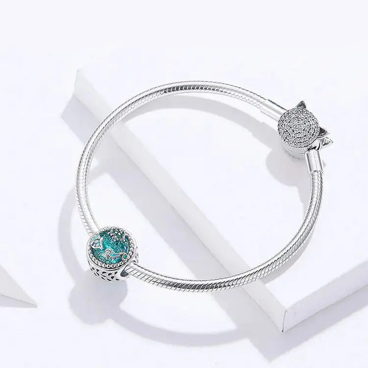 LOVCIA Enchanting 925 Sterling Silver Underwater World Beaded Bracelet for Women - Embrace the Sublime-Bracelets-LOVCIA