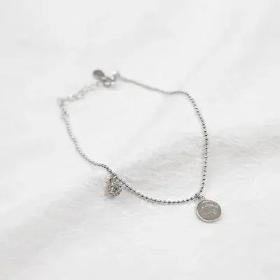 LOVCIA Girl CZ Love Letters 925 Sterling Silver Bracelet-Bracelets-LOVCIA