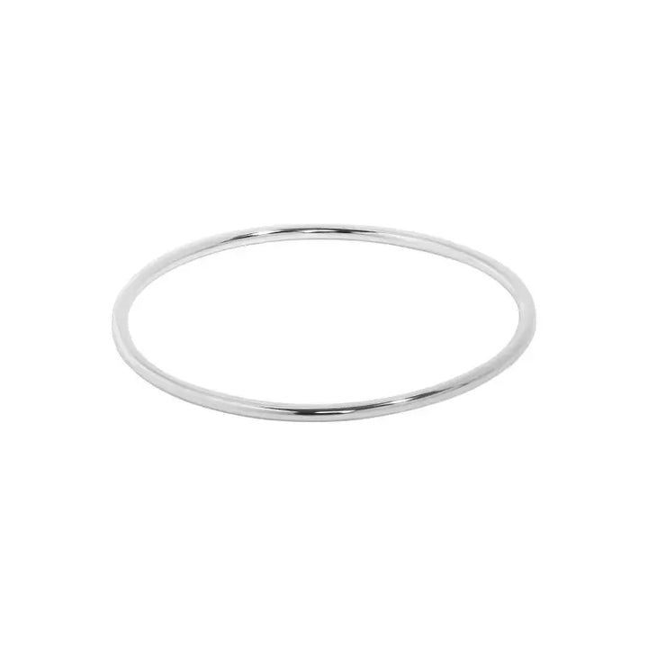 LOVCIA Minimalist 2.2mm S990 Sterling Silver Bangle-Bracelets-LOVCIA