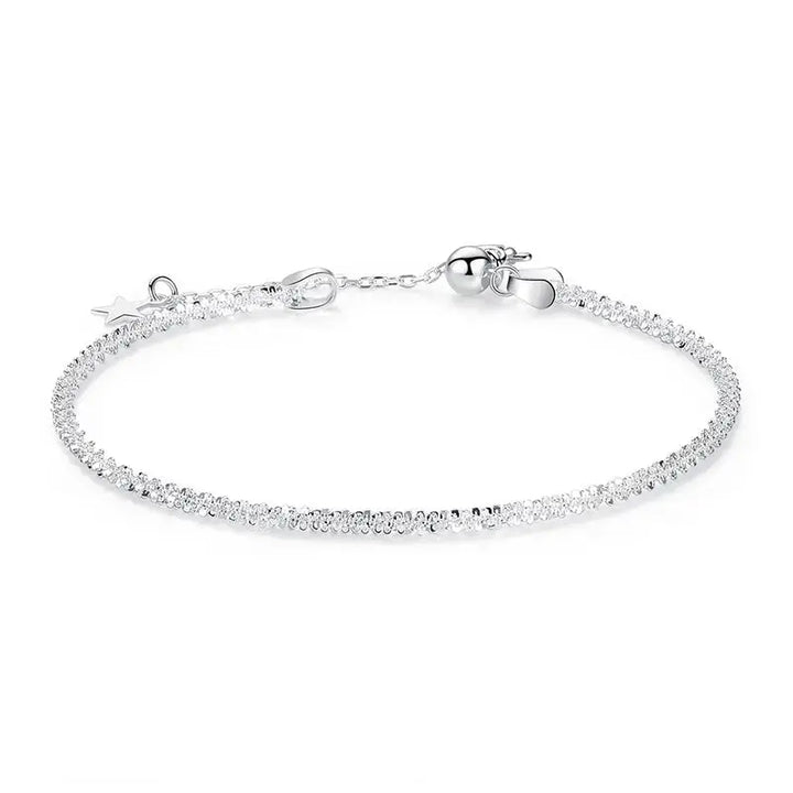 LOVCIA New Shining Babysbreath 925 Sterling Silver Bracelet-Bracelets-LOVCIA