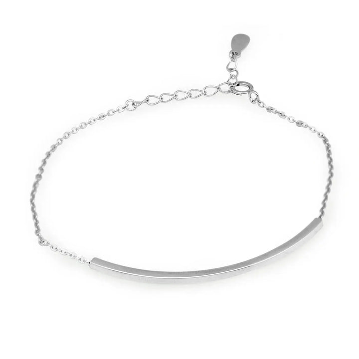 LOVCIA Fashion Silver 18K White Gold Solid 925 Sterling Silver Bracelet Women-Bracelets-LOVCIA