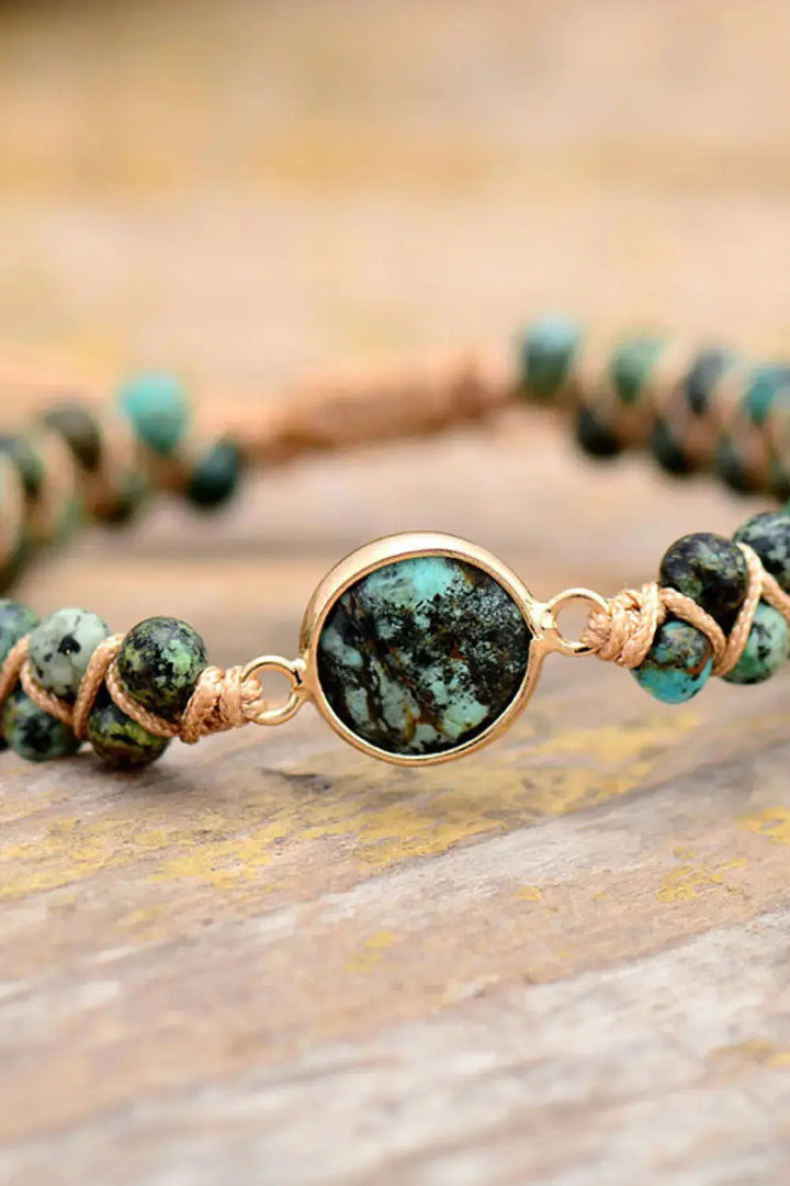 LOVCIA Handmade Beaded Copper Bracelet-Bracelets-LOVCIA