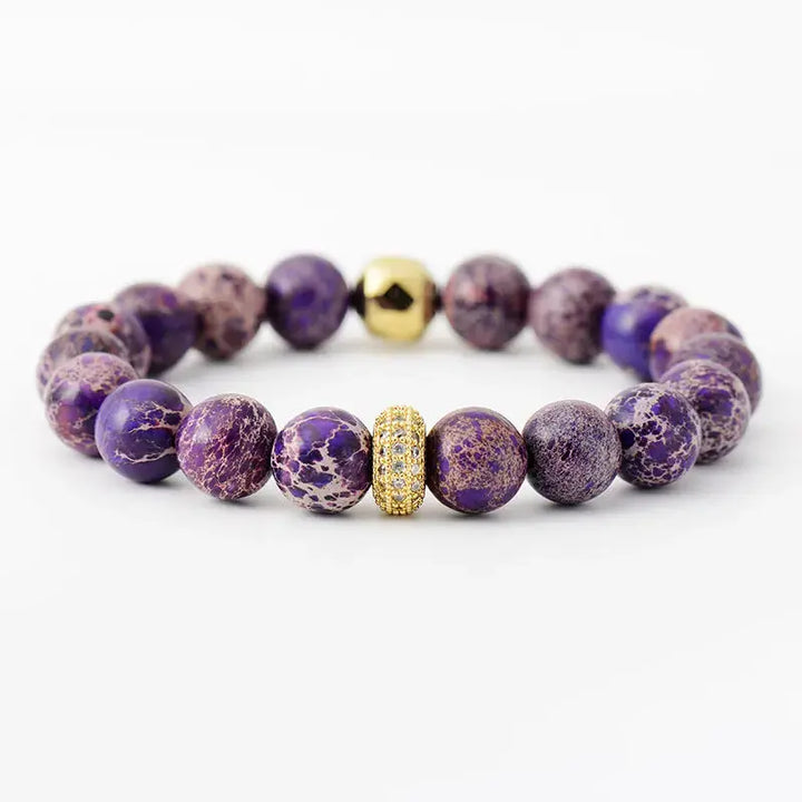 LOVCIA Natural Stone Beaded Bracelet-Bracelets-LOVCIA