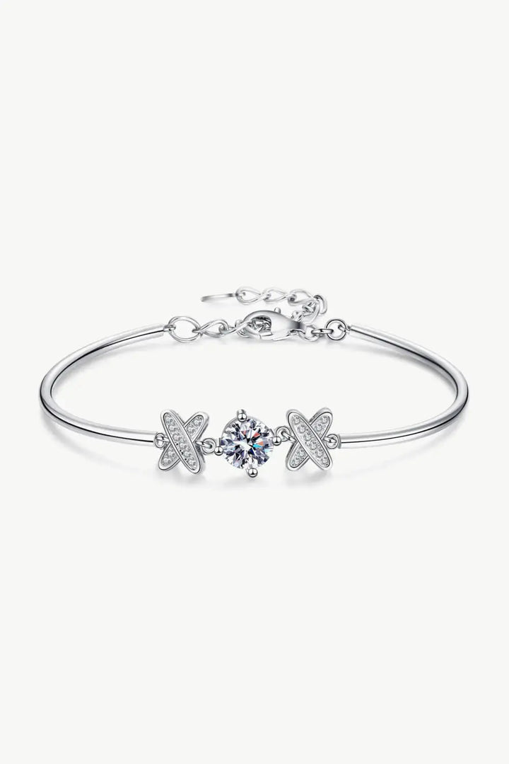 LOVCIA Adored Happy State of Mind 1 Carat Moissanite Bracelet-Bracelets-LOVCIA