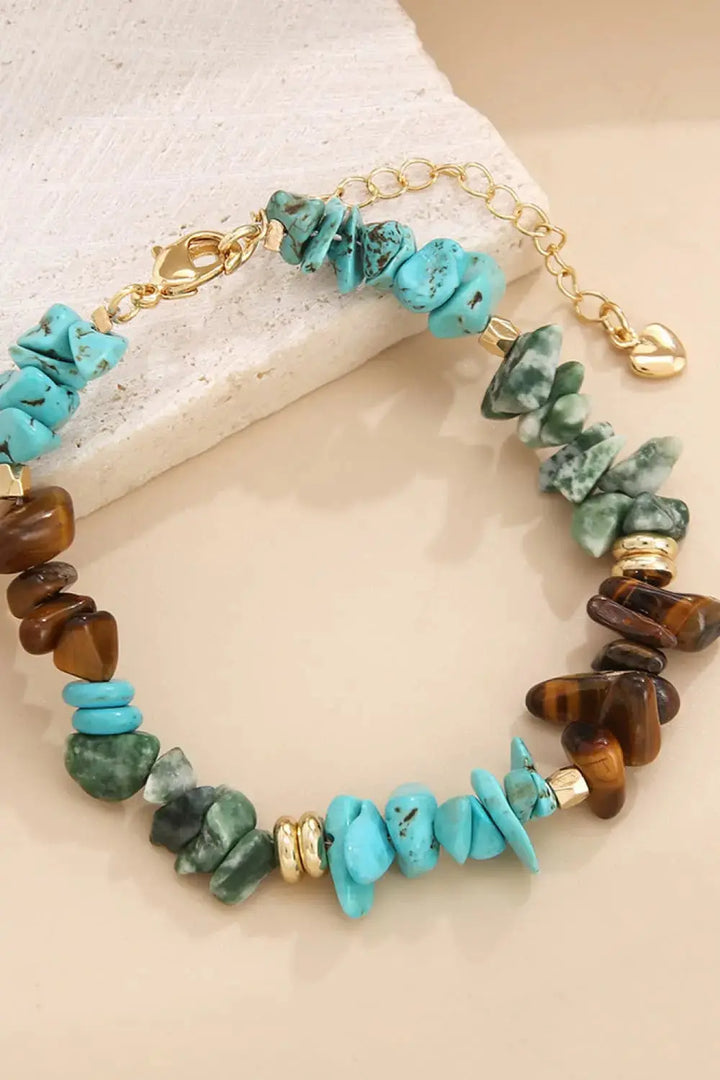 LOVCIA Turquoise & Natural Stone Bracelet-Bracelets-LOVCIA