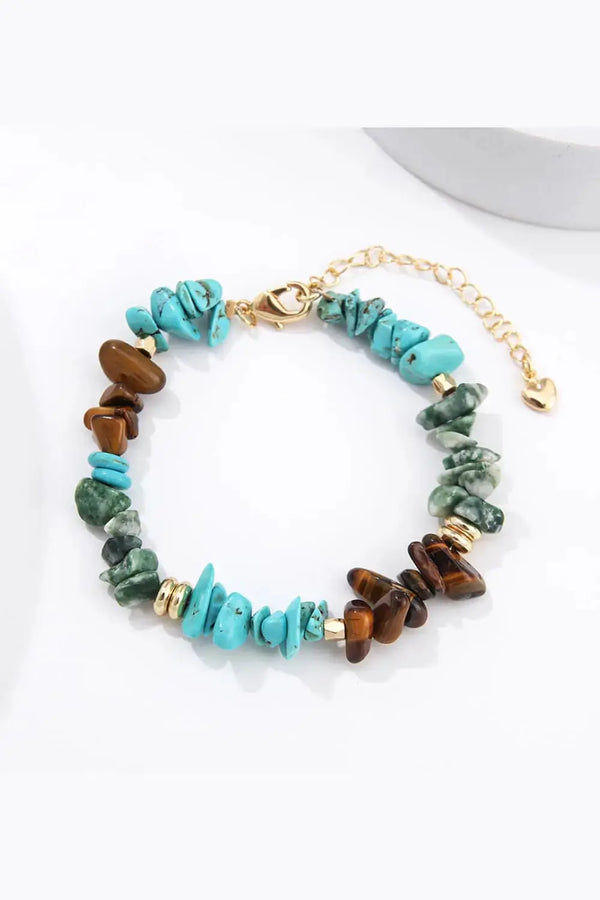 LOVCIA Turquoise & Natural Stone Bracelet-Bracelets-LOVCIA