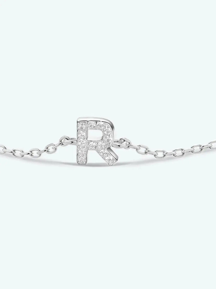 LOVCIA Q To U Zircon 925 Sterling Silver Bracelet-Bracelets-LOVCIA