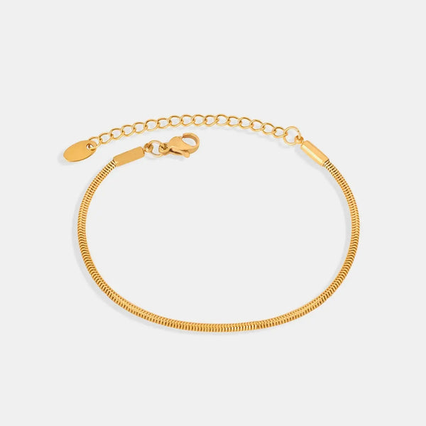 LOVCIA 18K Gold-Plated Minimalist Bracelet-Bracelets-LOVCIA