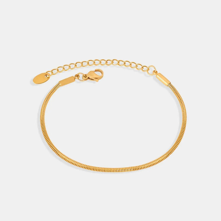 LOVCIA 18K Gold-Plated Minimalist Bracelet-Bracelets-LOVCIA