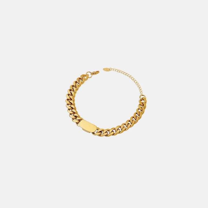 LOVCIA 18K Gold-Plated Titanium Steel Bracelet-Bracelets-LOVCIA