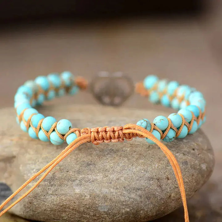 LOVCIA Turquoise Beaded Bracelet-Bracelets-LOVCIA