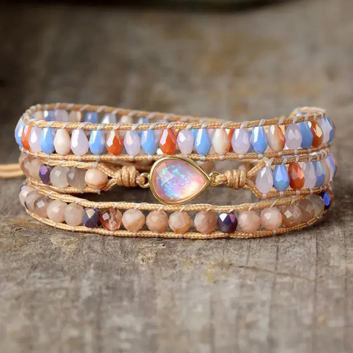 LOVCIA Opal Beaded Bracelet-Bracelets-LOVCIA