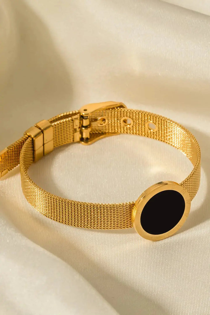 LOVCIA 18K Gold-Plated Copper Wide Bracelet-Bracelets-LOVCIA