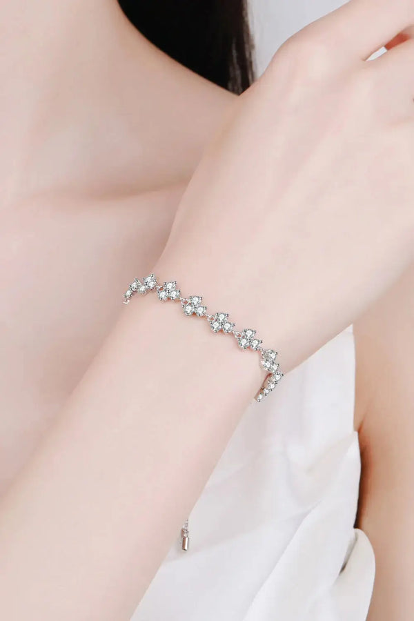 LOVCIA Adjustable Moissanite Bracelet-Bracelets-LOVCIA