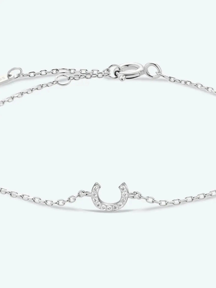 LOVCIA A To F Zircon 925 Sterling Silver Bracelet-Bracelets-LOVCIA