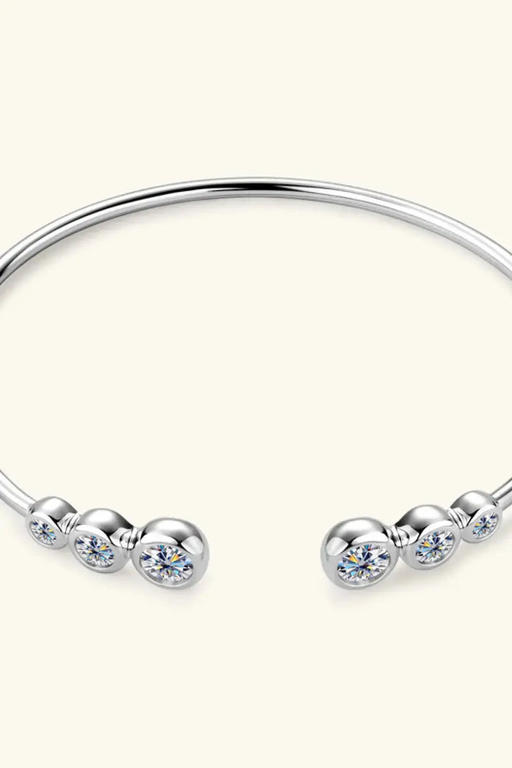 LOVCIA 1.8 Carat Moissanite 925 Sterling Silver Bracelet-Bracelets-LOVCIA