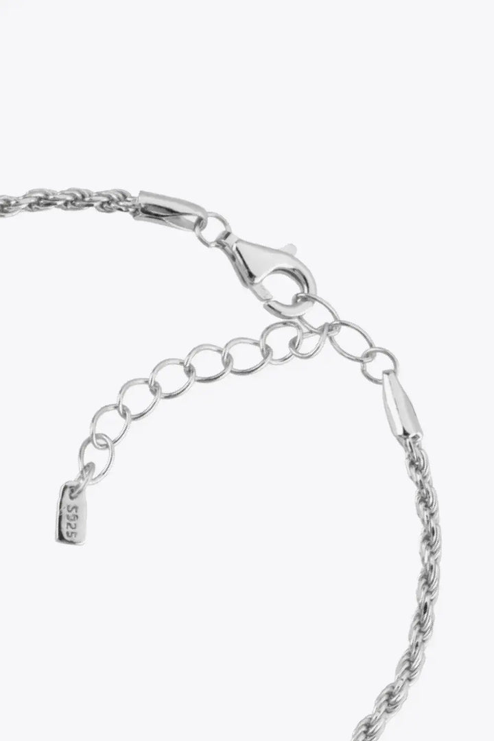 LOVCIA 925 Sterling Silver Twisted Bracelet-Bracelets-LOVCIA