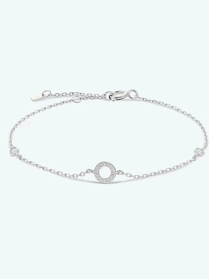 LOVCIA L To P Zircon 925 Sterling Silver Bracelet-Bracelets-LOVCIA