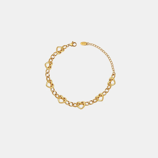 LOVCIA 18K Gold-Plated Titanium Steel Bracelet-Bracelets-LOVCIA