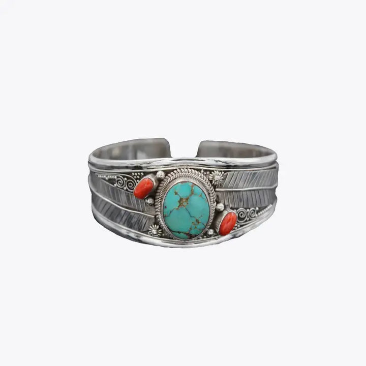 LOVCIA Turquoise Open Bracelet-Bracelets-LOVCIA